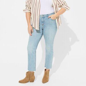 NWT Perfect Boyfriend Ankle Classic Denim Mid-Rise Jean